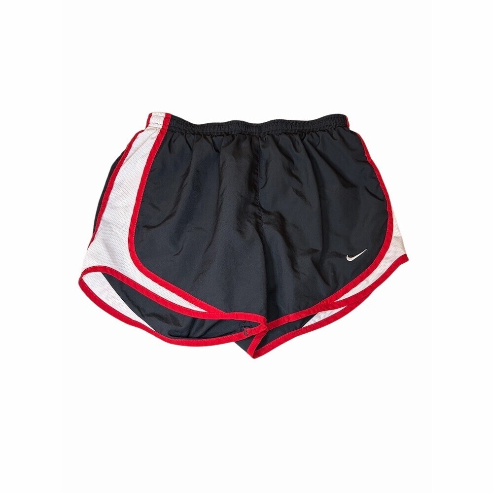 Nike Running Shorts Womens Size S Black Colorblock Swoosh Activewear